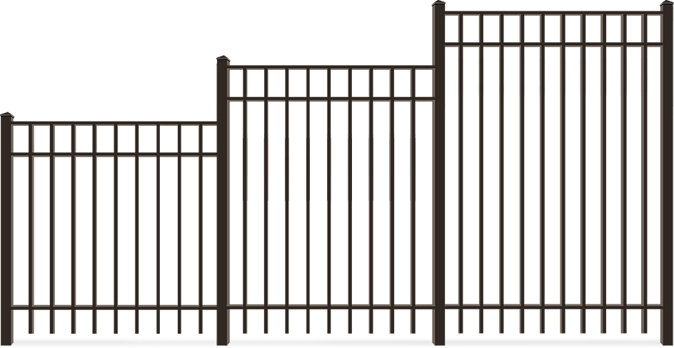 Residential Aluminum fence height options Grand Rapids