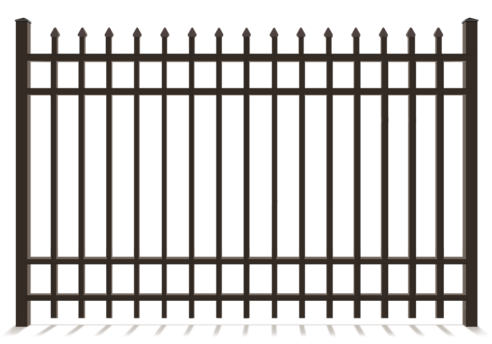 4 rail aluminum decorative fence in Grand Rapids