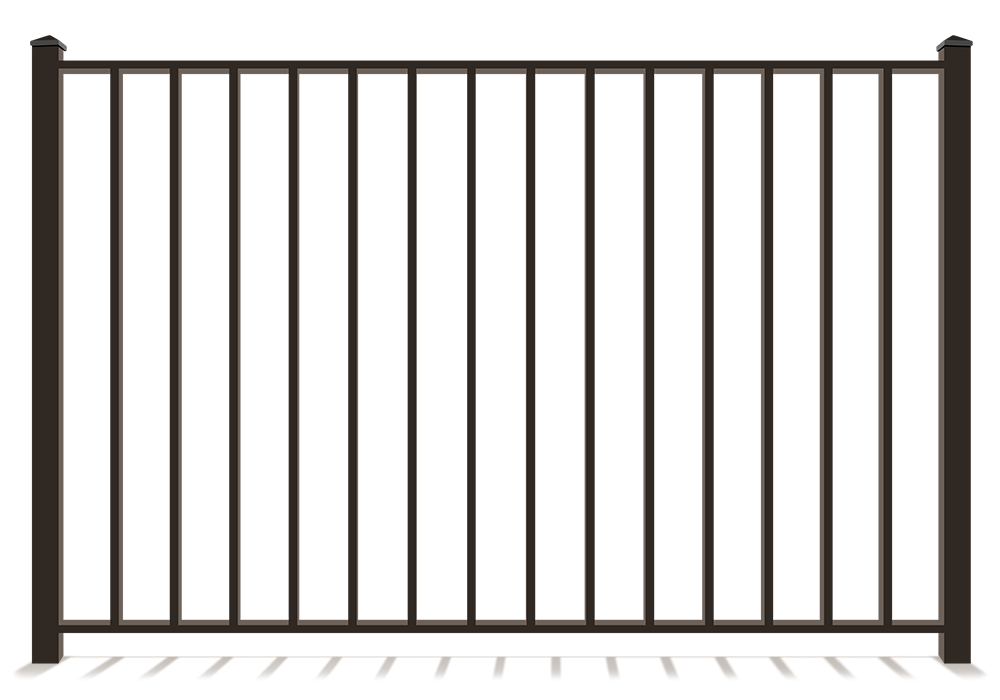 2 rail aluminum fence contractor in Grand Rapids