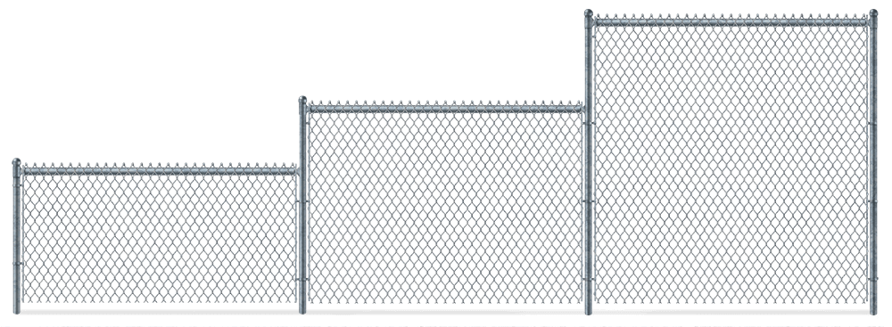 Residential Chain Link fence height options Grand Rapids