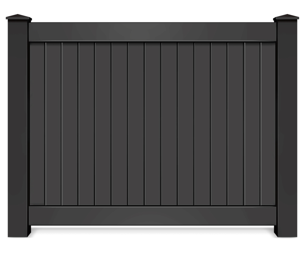Black Vinyl fence contractor in the Grand Rapids area.