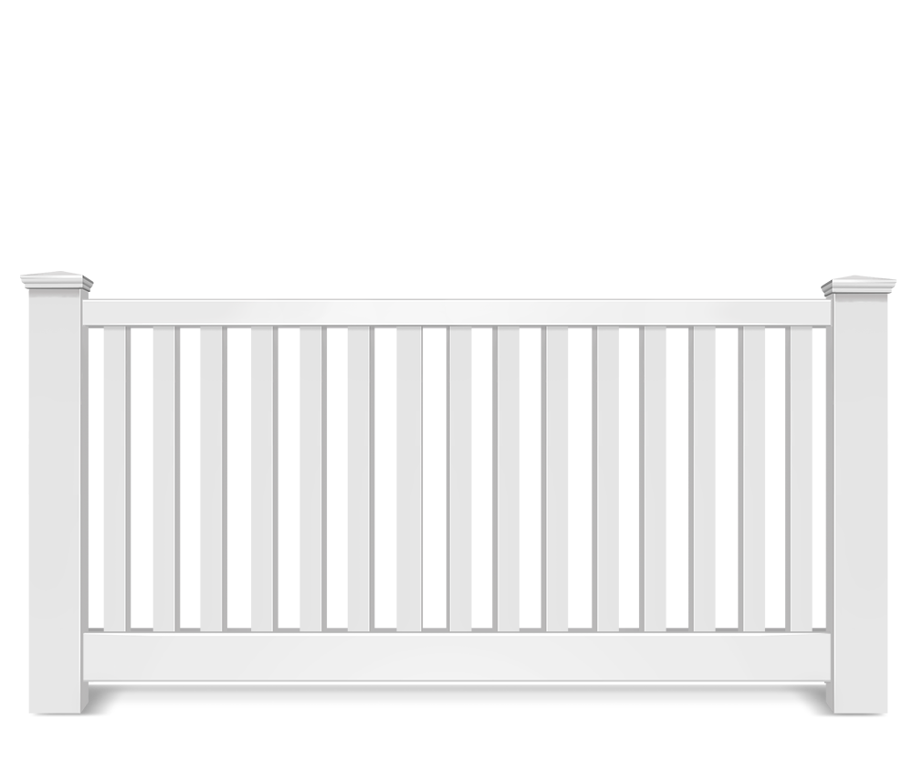 Vinyl picket fence contractor in Grand Rapids