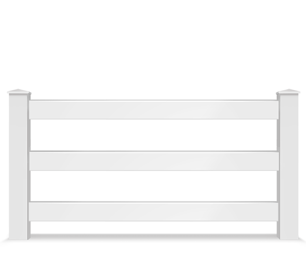 Vinyl split rail farm fence contractor in Grand Rapids