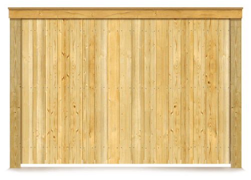 Cap & Trim wood fence in West Michigan