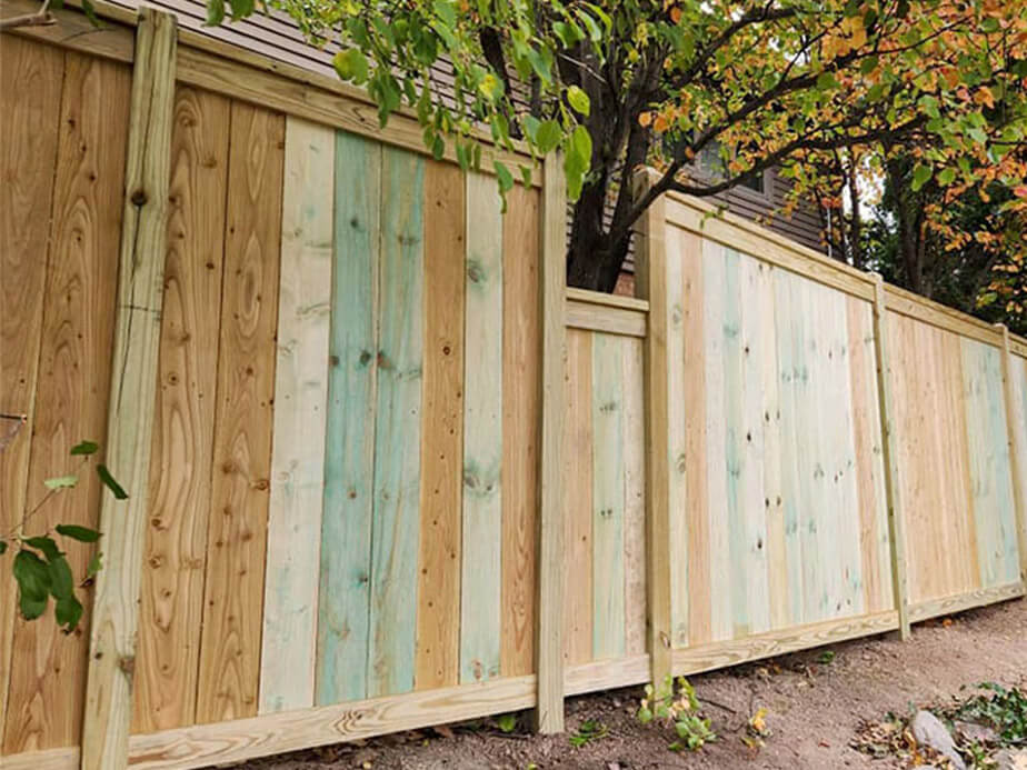 Privacy Fence Example in Cutlerville Michigan